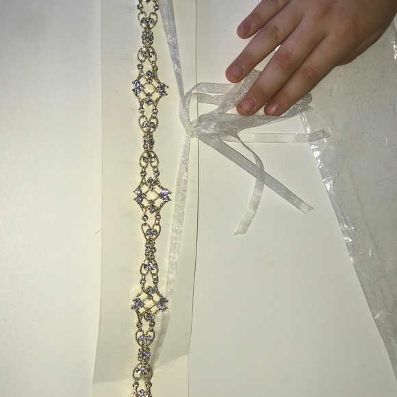 BRIDAL HEADBAND/SASH - Picture 3 of 8